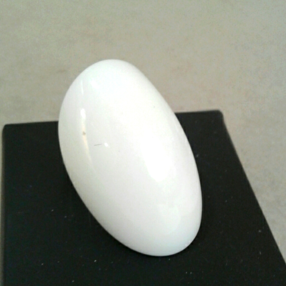 White Oval Ring